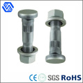 Flat Head High Strength Wheel Nut Hot DIP Galvanized Carbon Steel Bolt and Nut